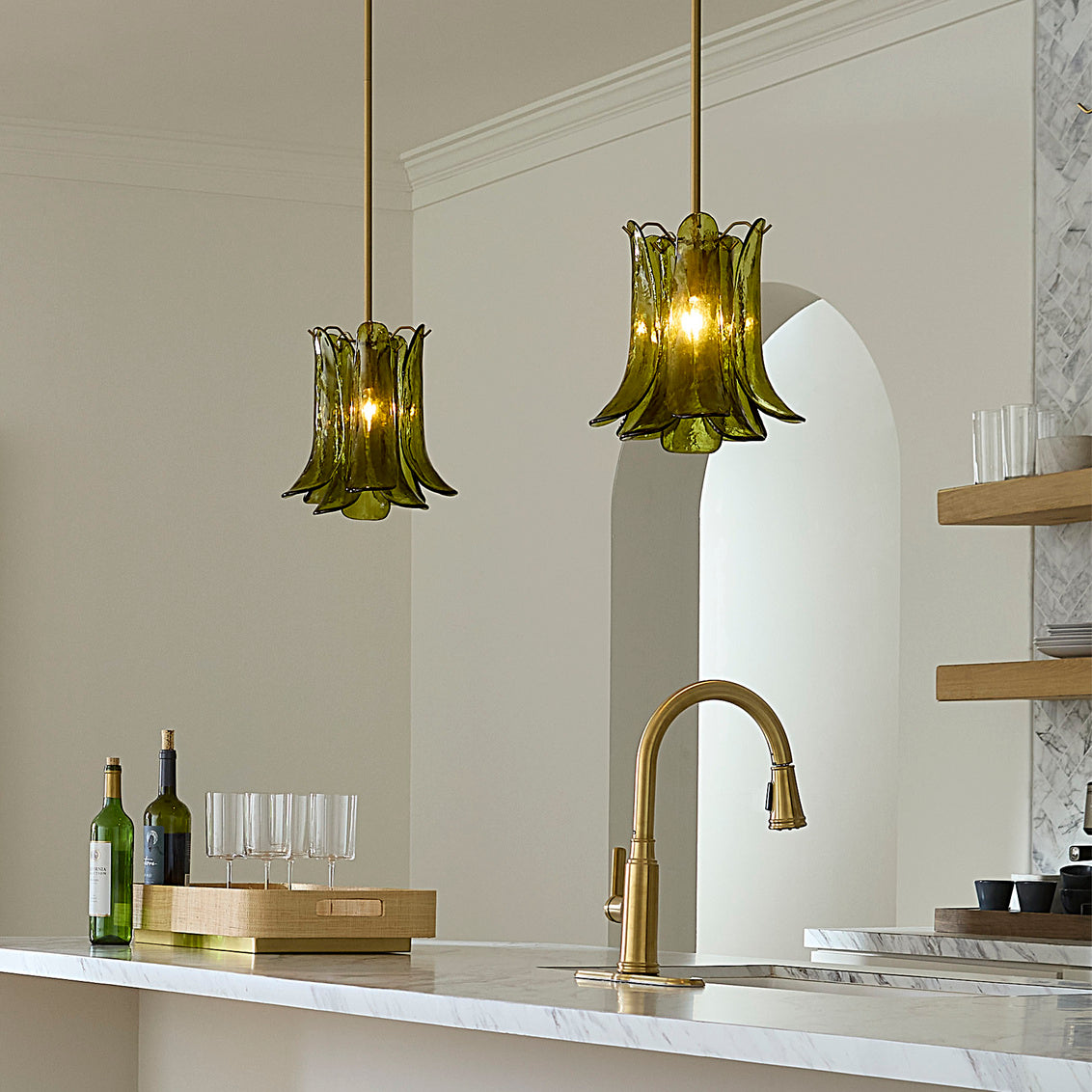 Cala Pendant- Green