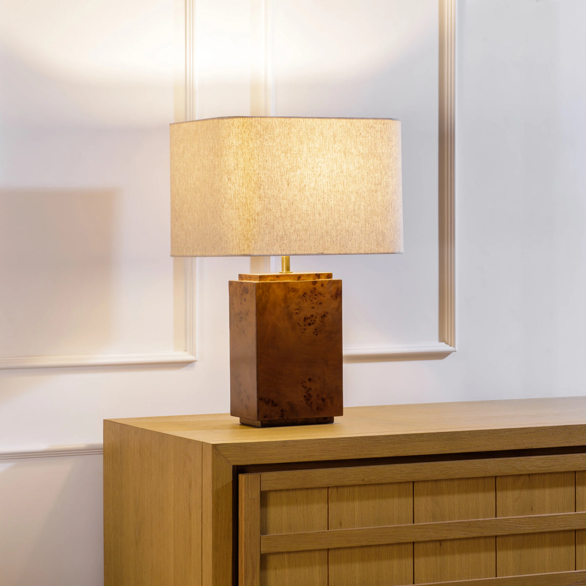 Wesley Table Lamp - Dark Brown