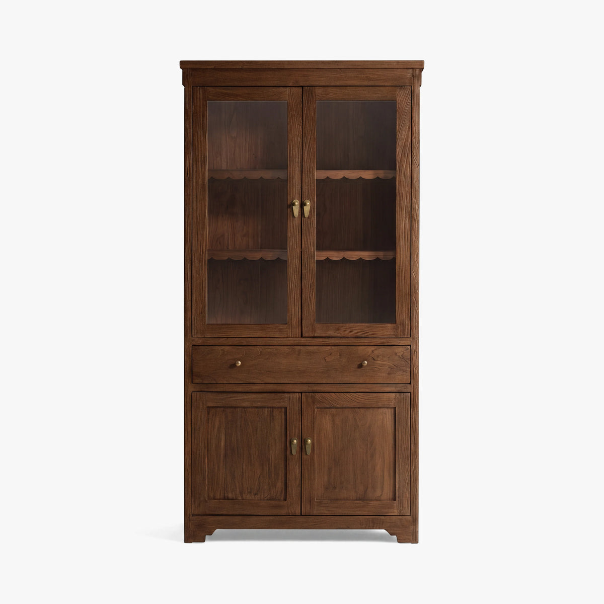 Darlene Reclaimed Elm Hutch - Walnut