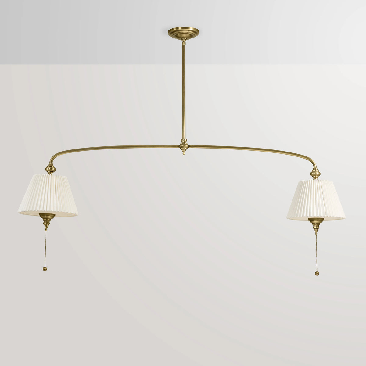 Diane Linear Chandelier - Brass Finish