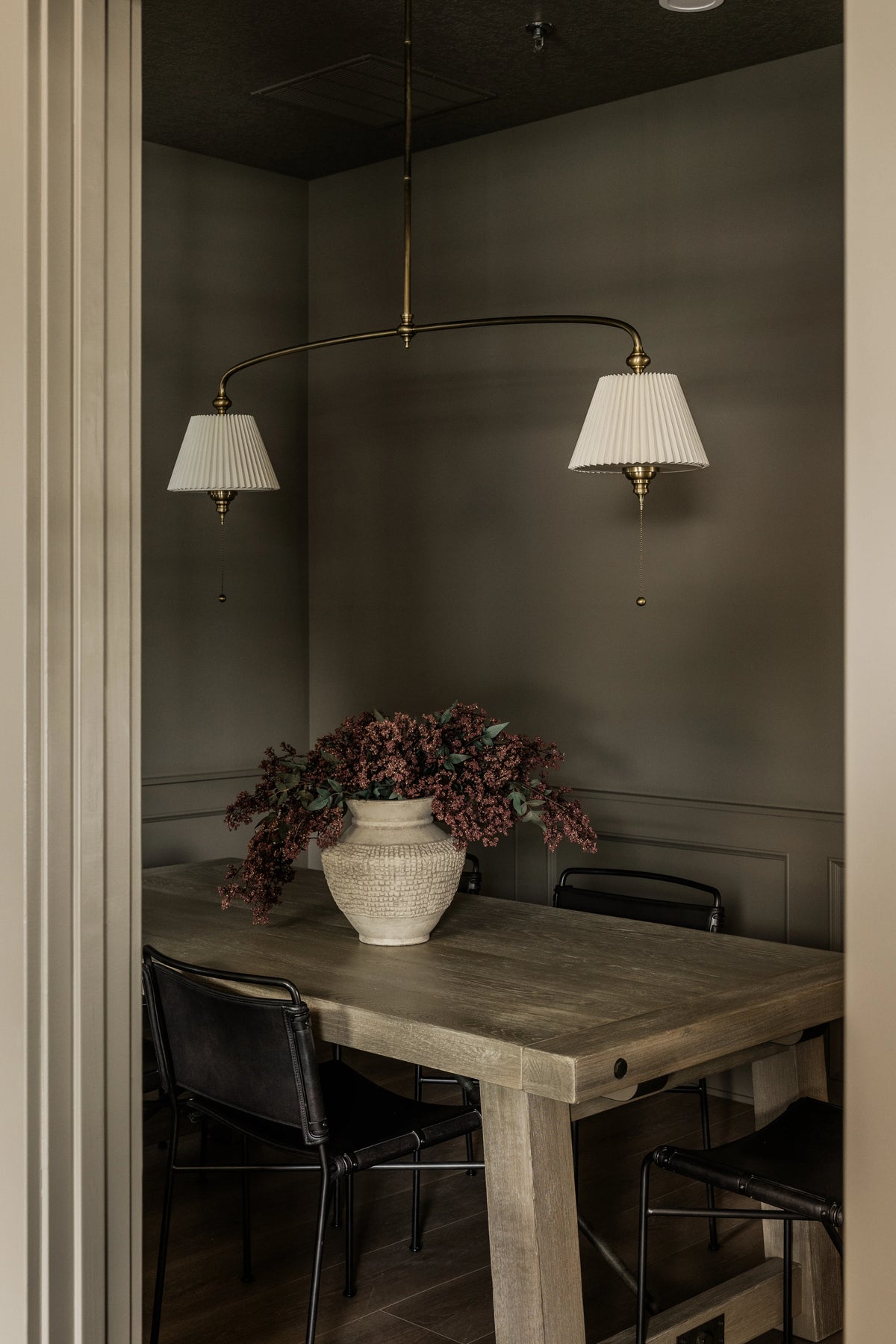 Diane Linear Chandelier - Brass Finish