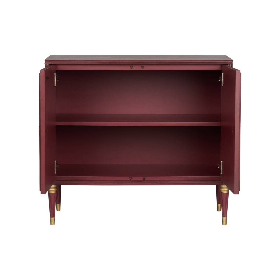 Winslow Cabinet - Bordeaux Red