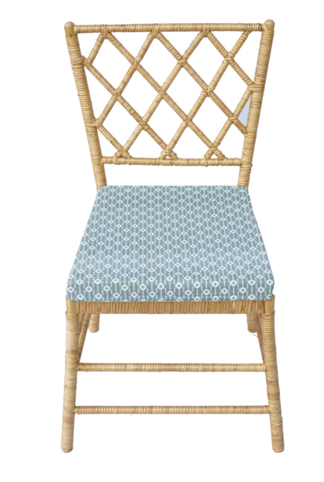 Set of 4 Diamond Back Wicker Chair