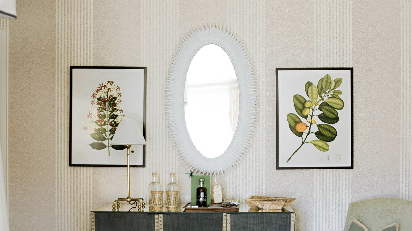 Lucius Mirror - White
