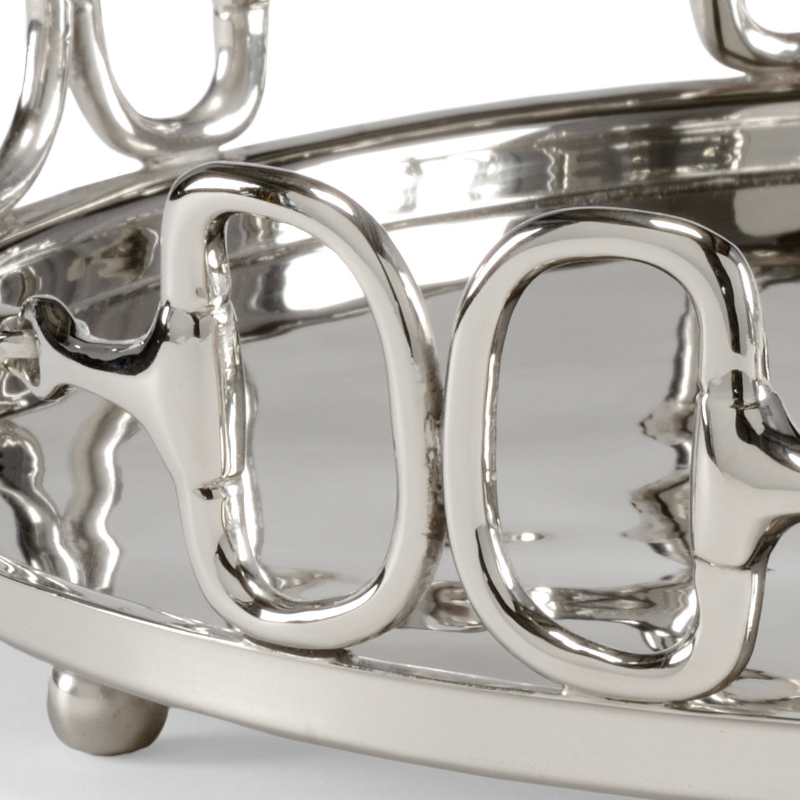 Stirrups Tray - Nickel Large