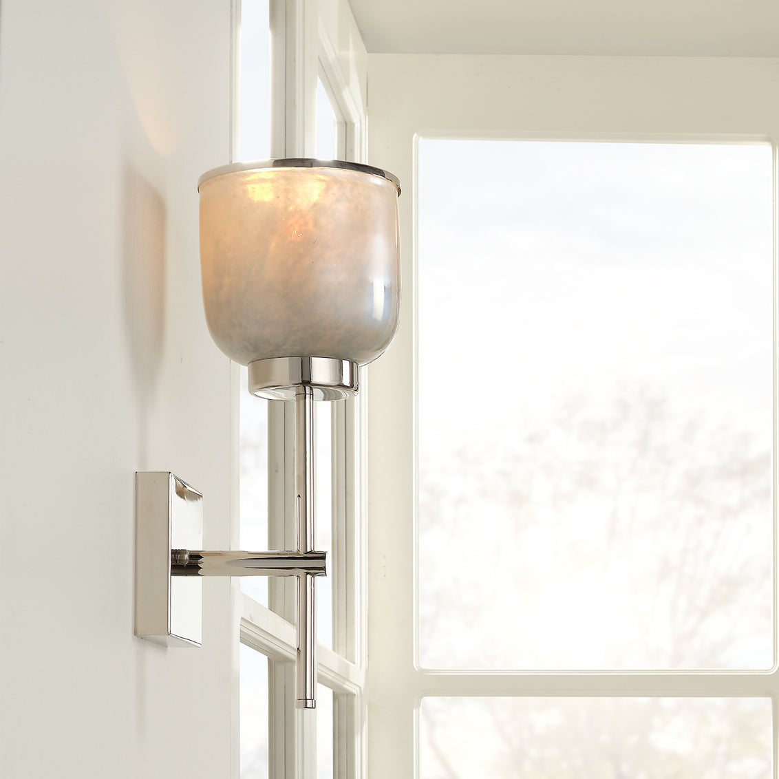 Vapor Single Wall Sconce- Light Blue