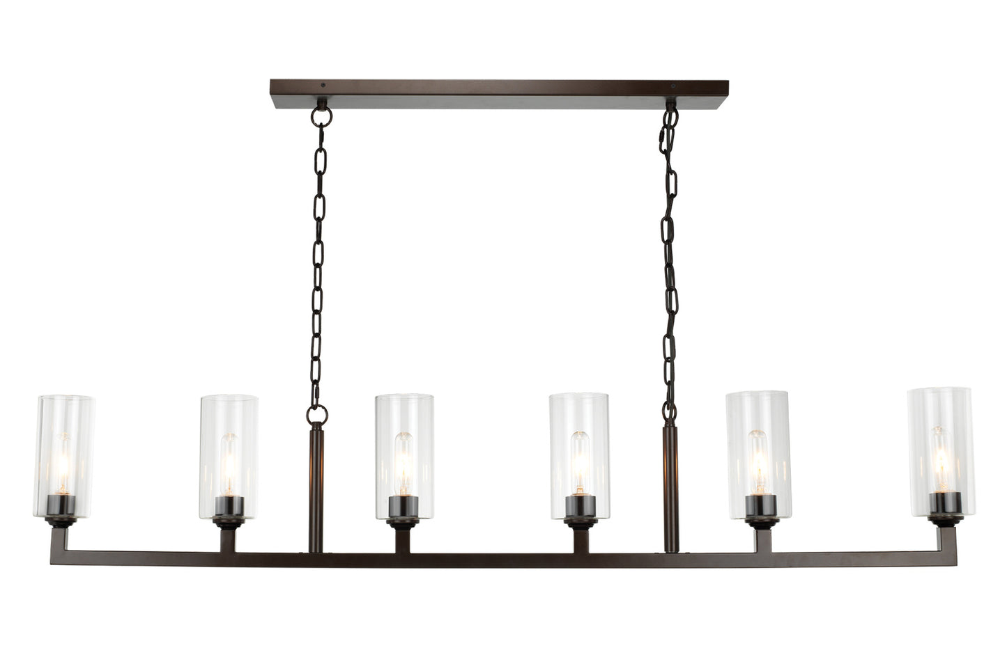 Linear 6 Light Chandelier