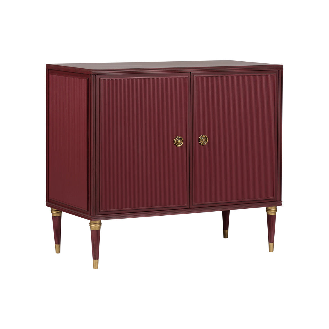 Winslow Cabinet - Bordeaux Red