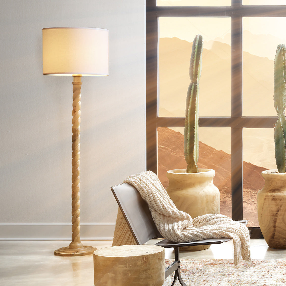 Barley Twist Floor Lamp