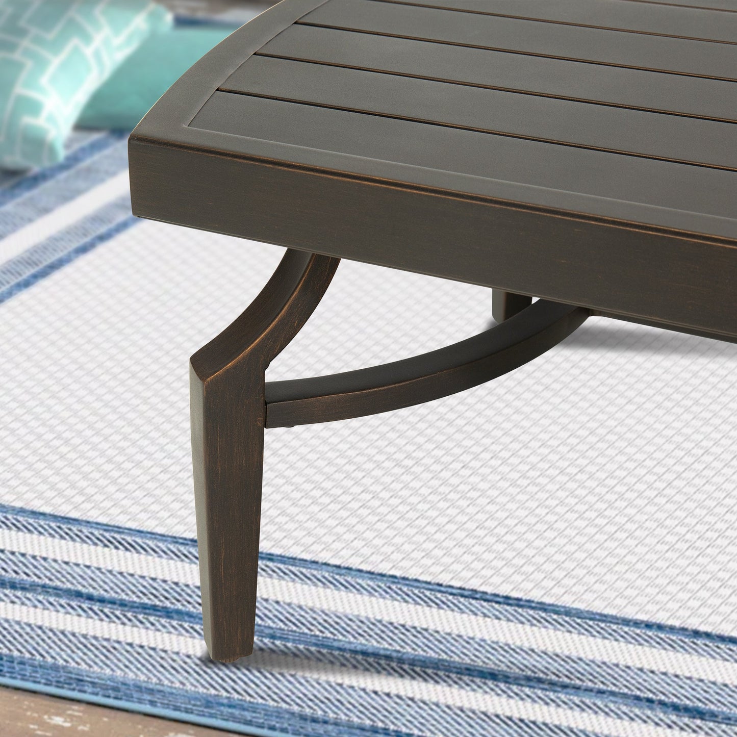 Asheville 4-Piece Aluminum Outdoor Swivel Seating Set