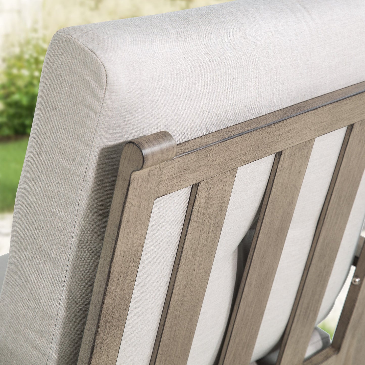 Chamber Patio Aluminum Swivel Club Chair with Sunbrella® Cushions