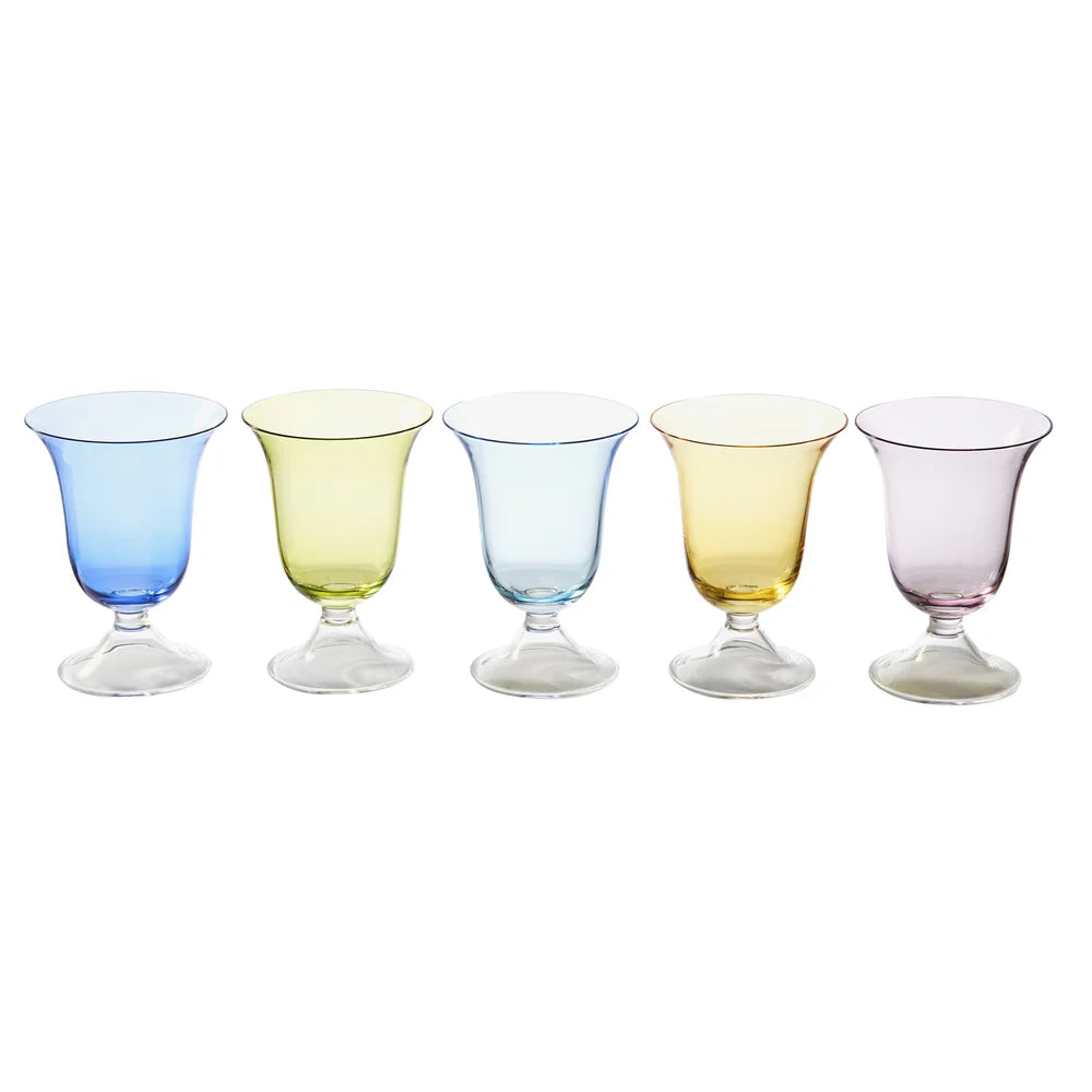 Adriana Water Glass, Pink