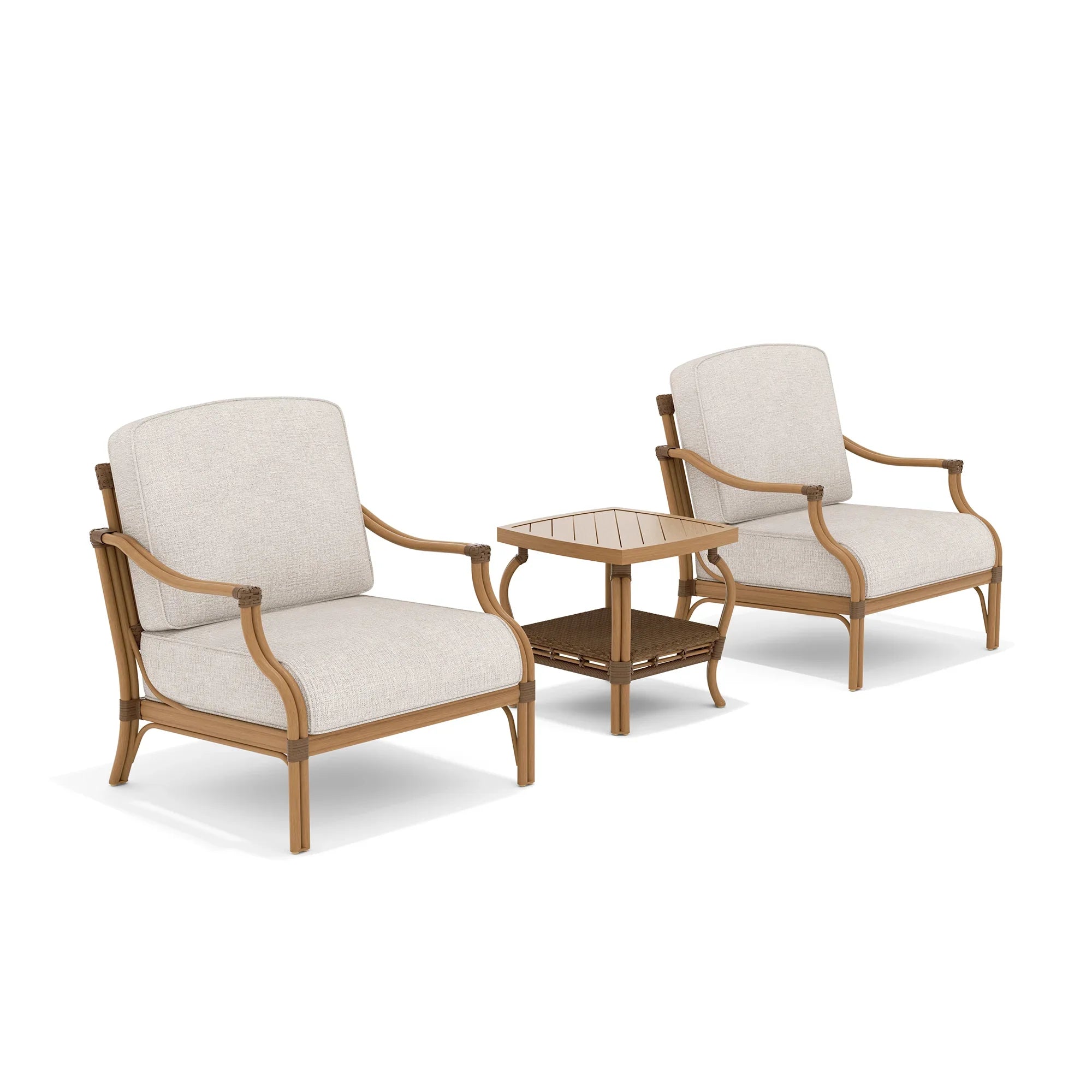 Arcadia 2 Patio Lounge Chair and Side Table