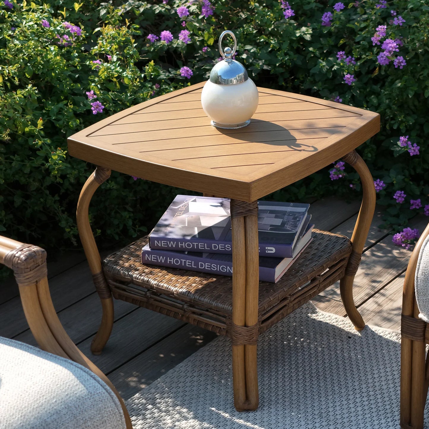 Arcadia 5 Pieces Patio Furniture Sets With Swivel Chairs