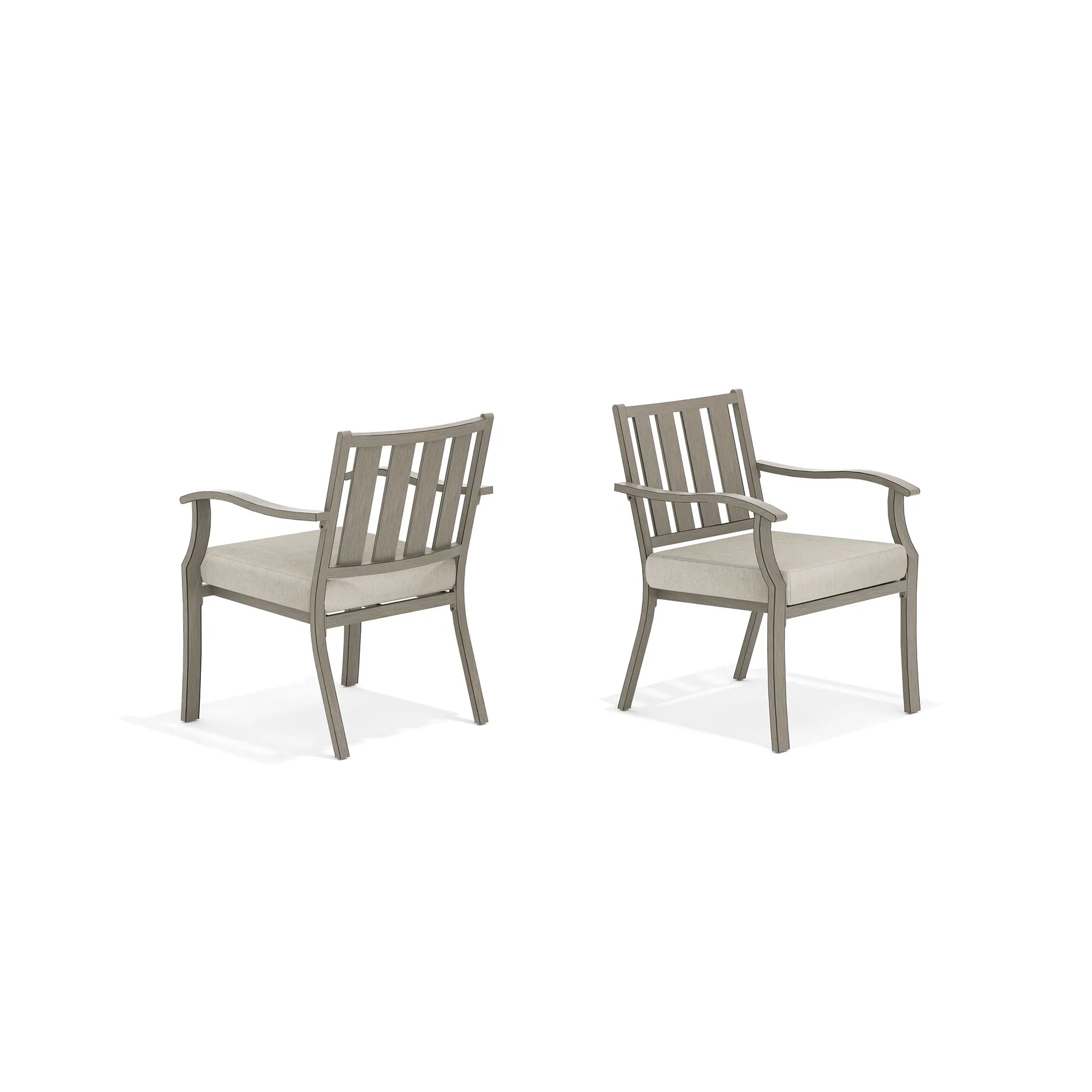 PEAKHOME Azur Patio Dining Armchair with Sunbrella® Cushions