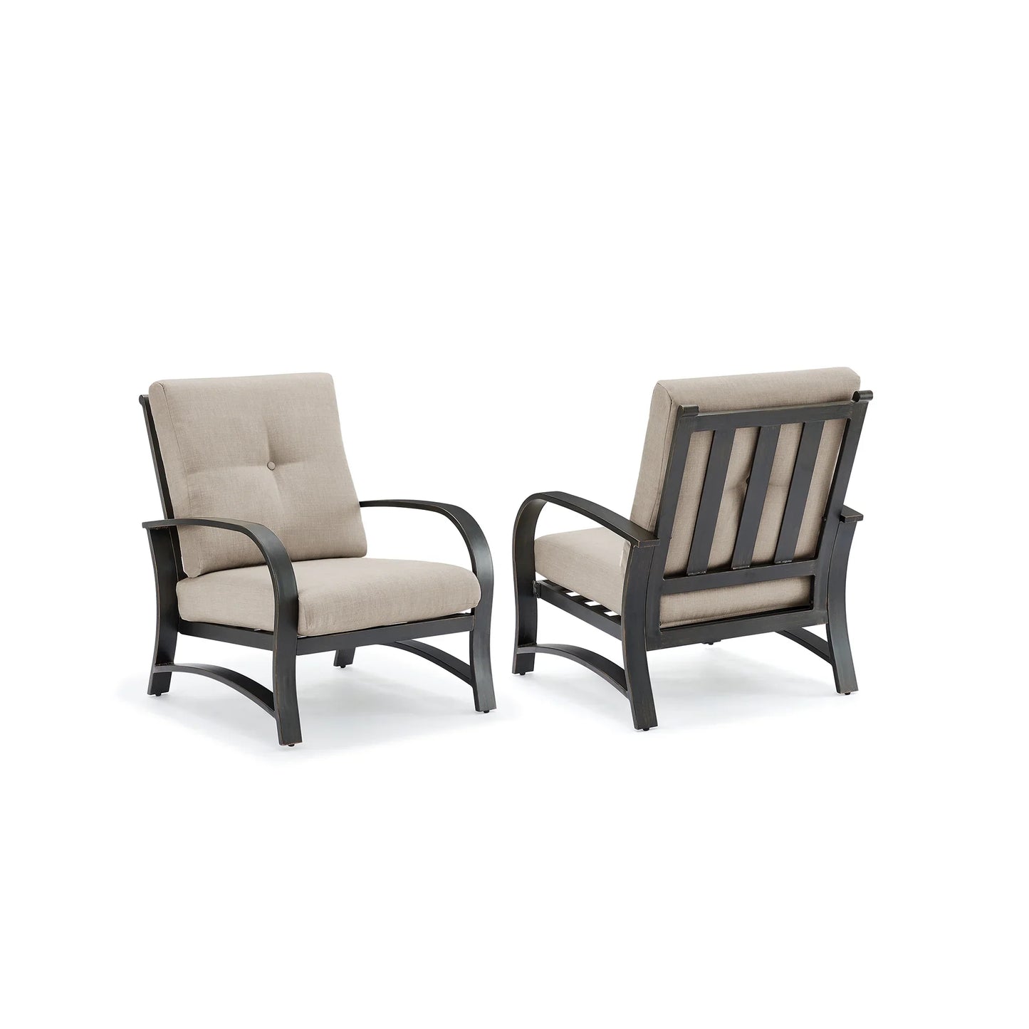 Chamber 5 Pieces Aluminum Patio Sofa Sets with Sunbrella® Cushions