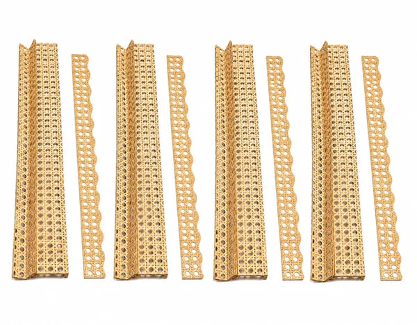 Shoreline Mahjong Rack & Wavy Pusher | 20 Inches | Set of 4