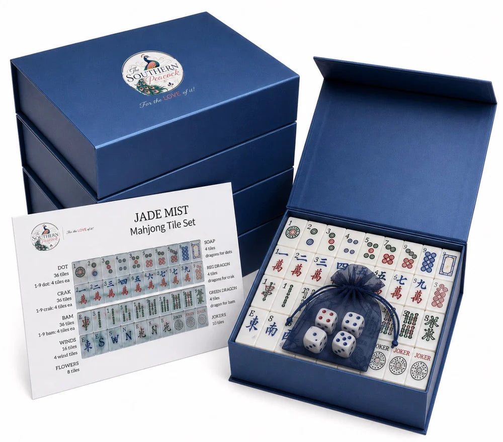 Rose Garden Mahjong Tile Set