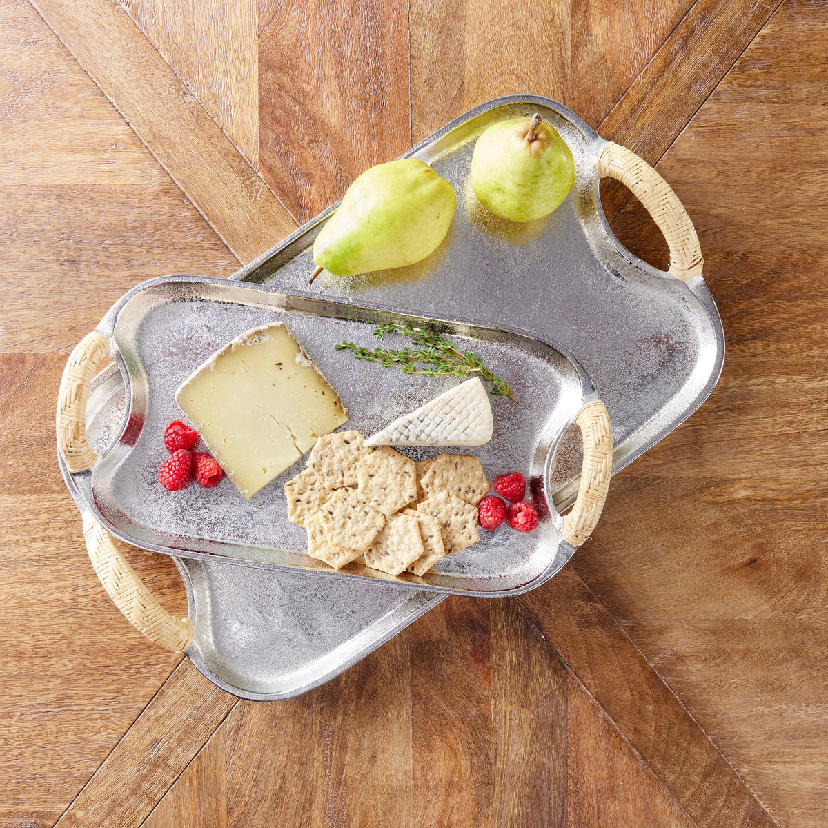 Helena Decorative Trays, Set of 2
