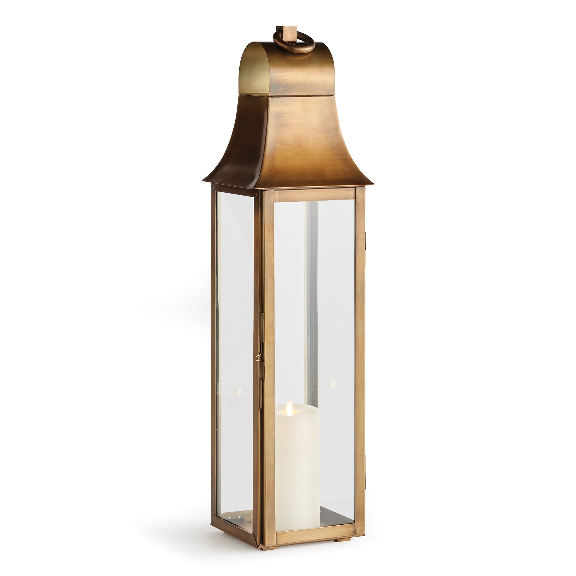 Geneva Lantern Large- Antique Brass