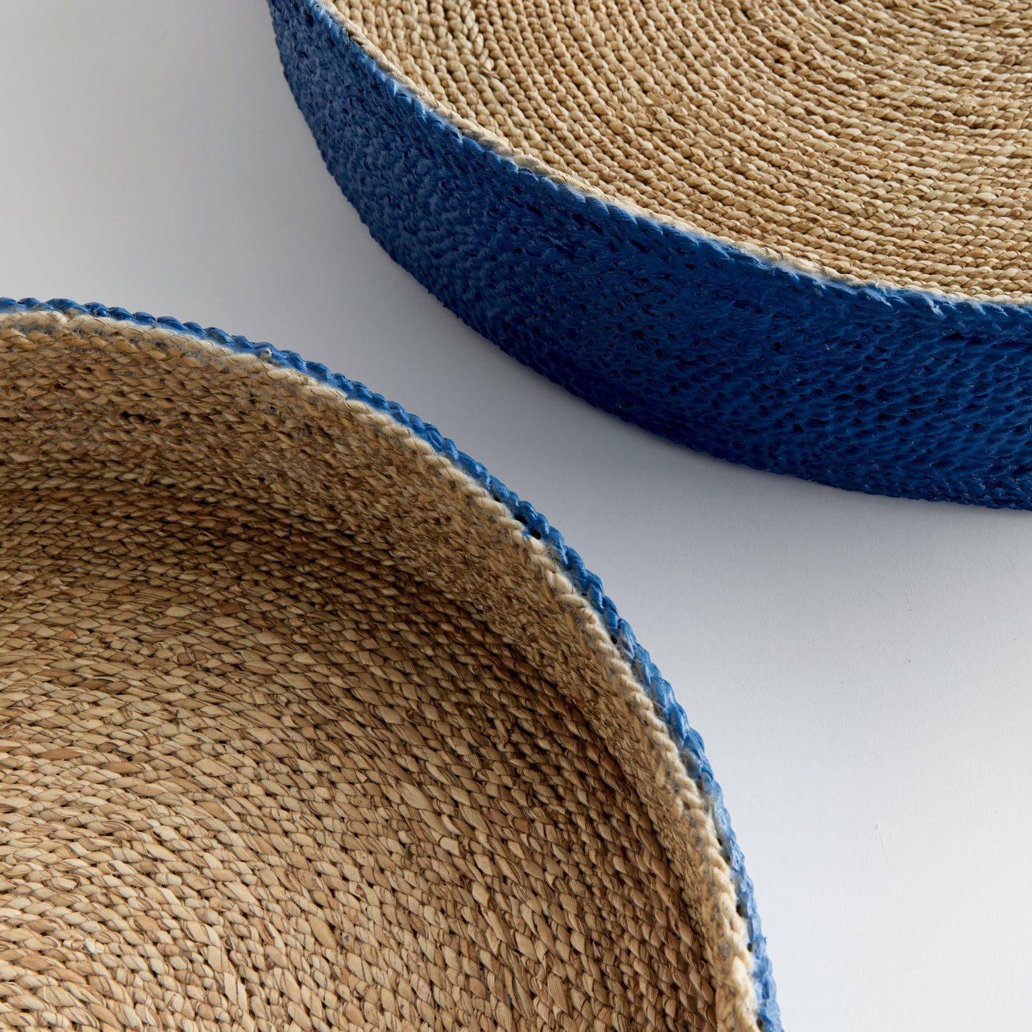 Tiana Seagrass Round Baskets, Set of 2