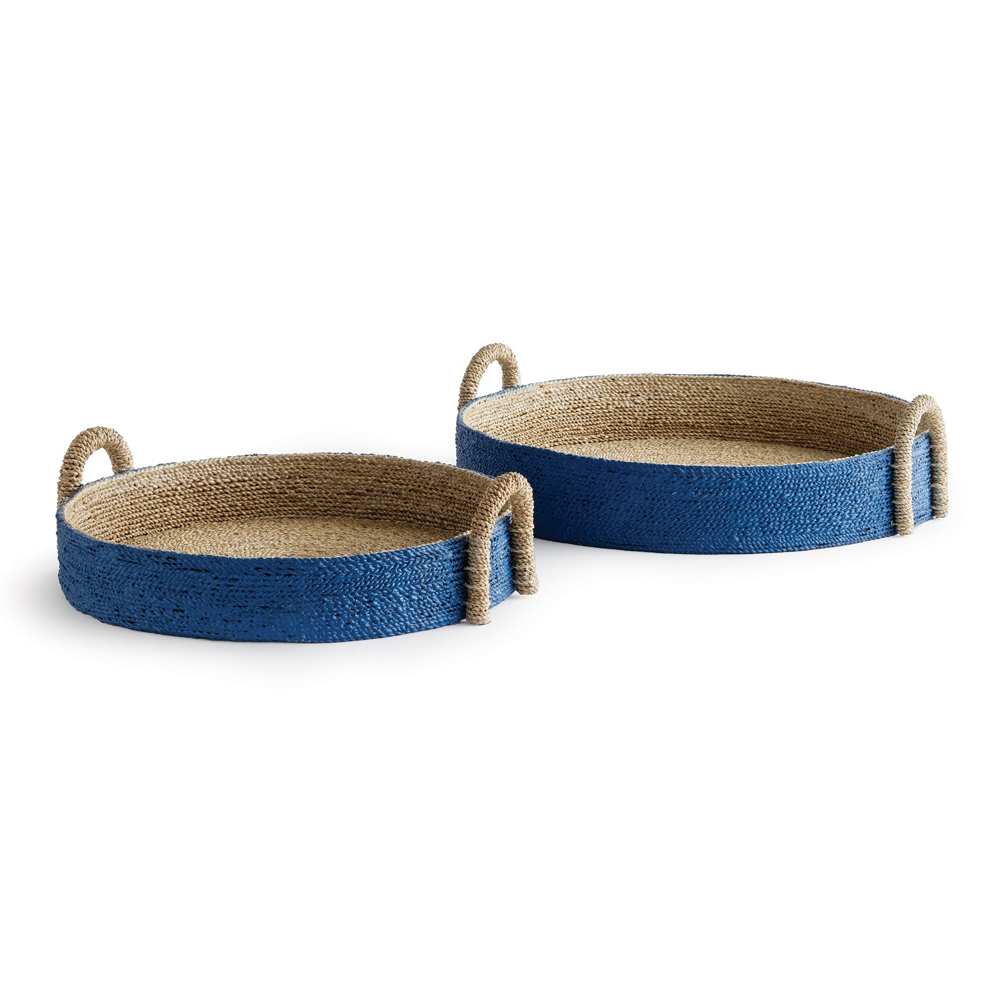 Tiana Seagrass Round Baskets, Set of 2