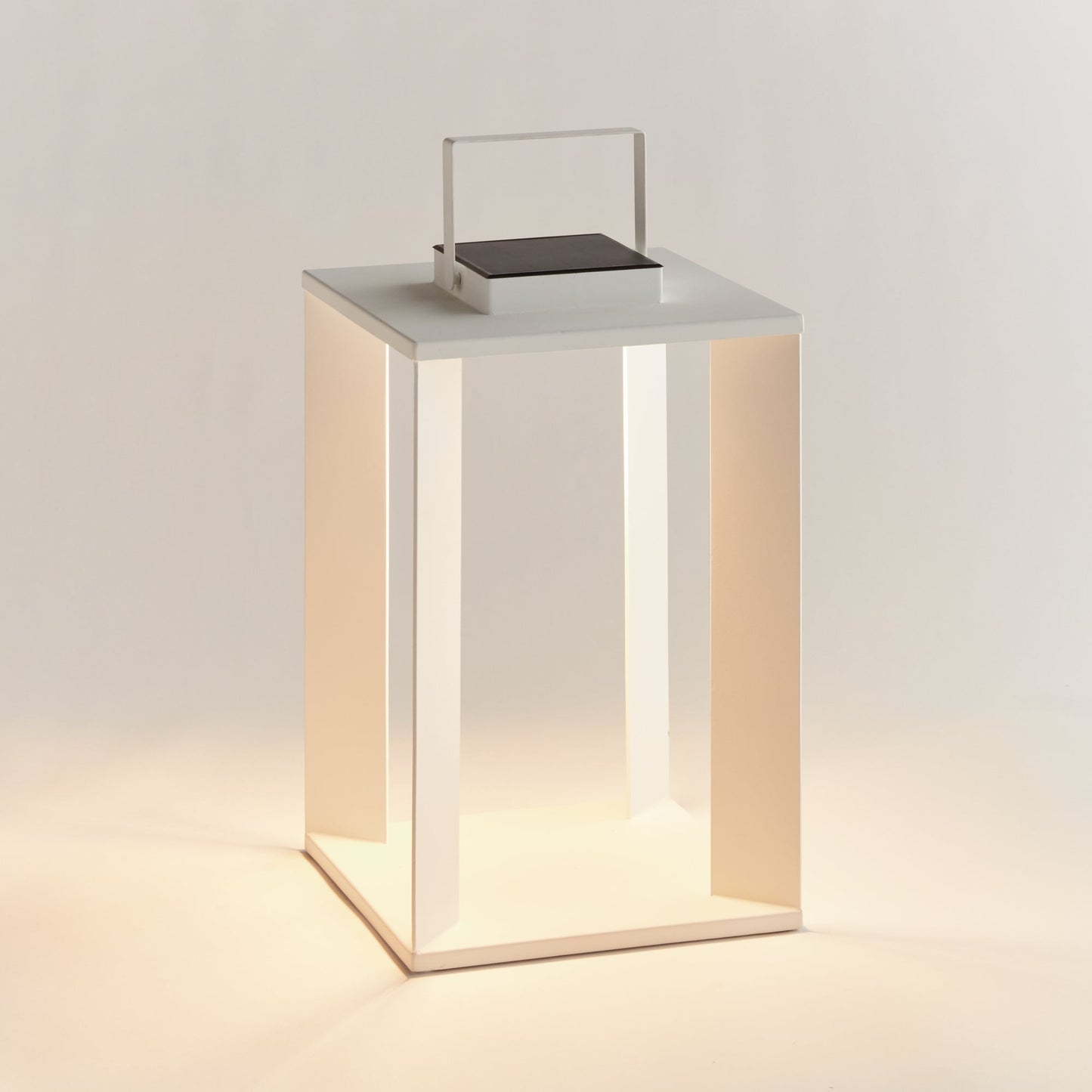 Hanley Solar LED Lantern 18"-White