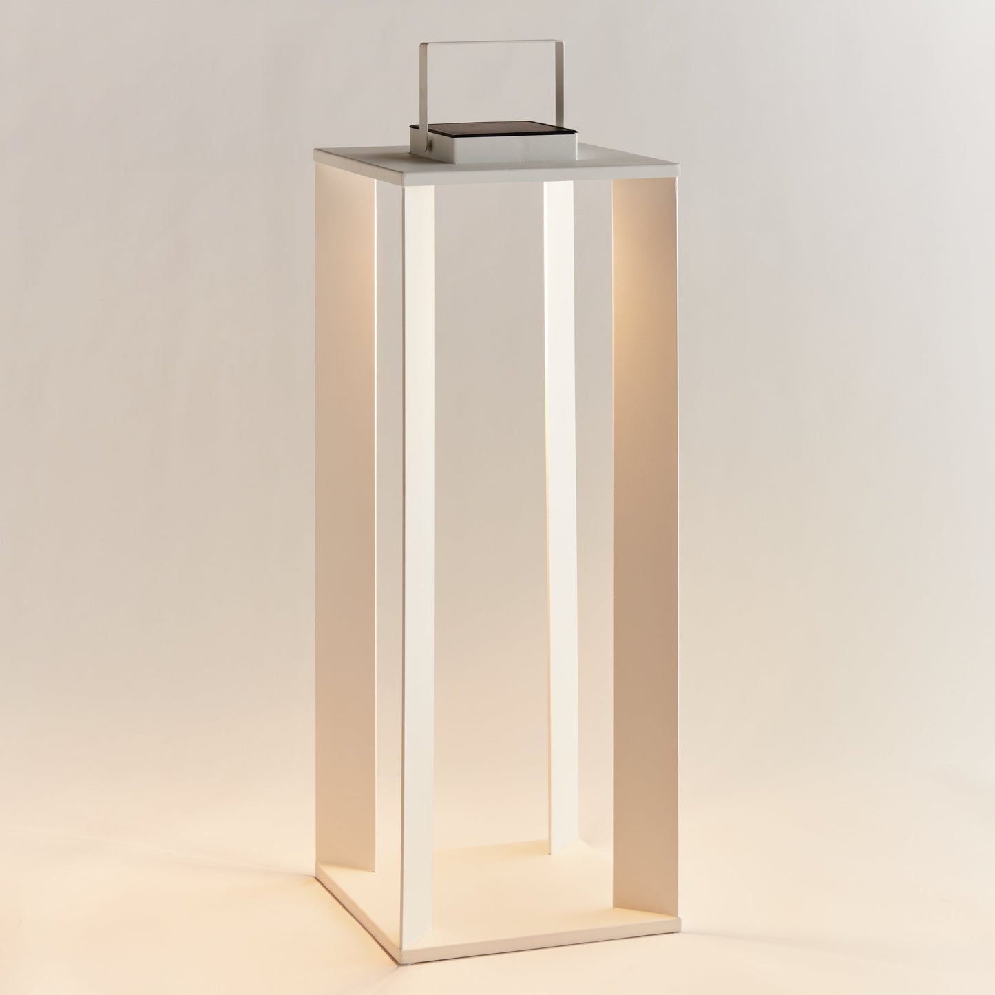 Hanley Solar LED Lantern 30"- White