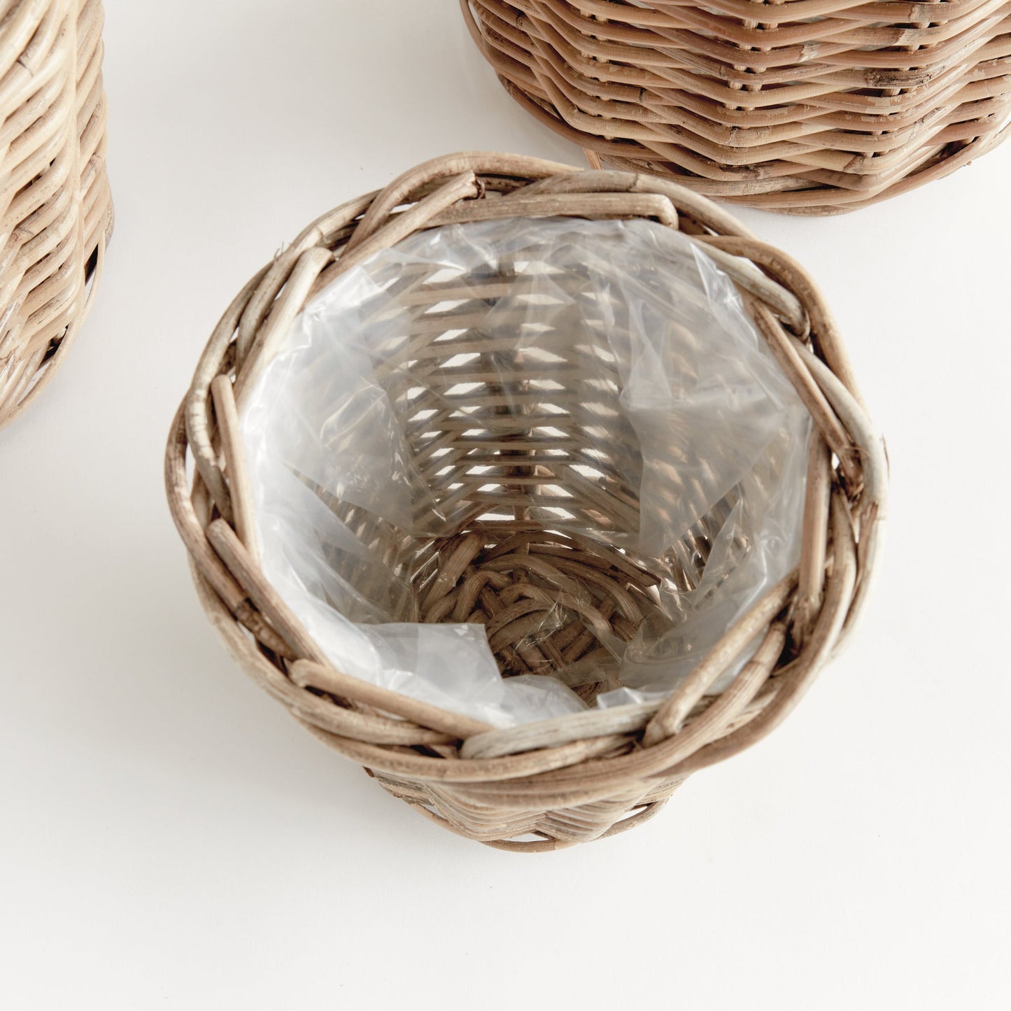 Normandy Tapered Basket Planters, Set of 3