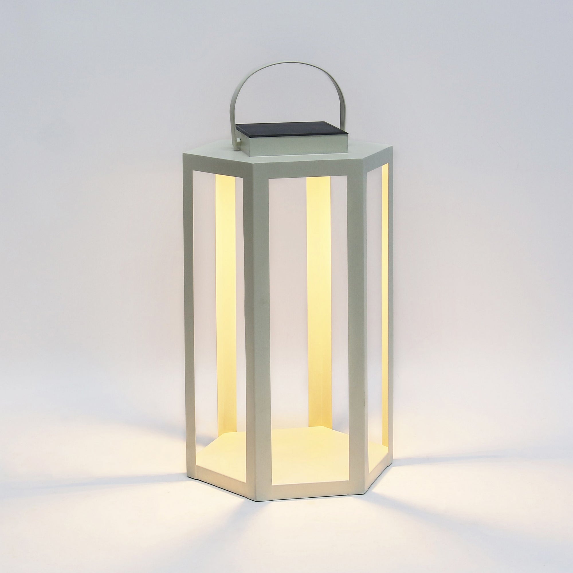 Joyce Solar Lantern 18"- Ivory
