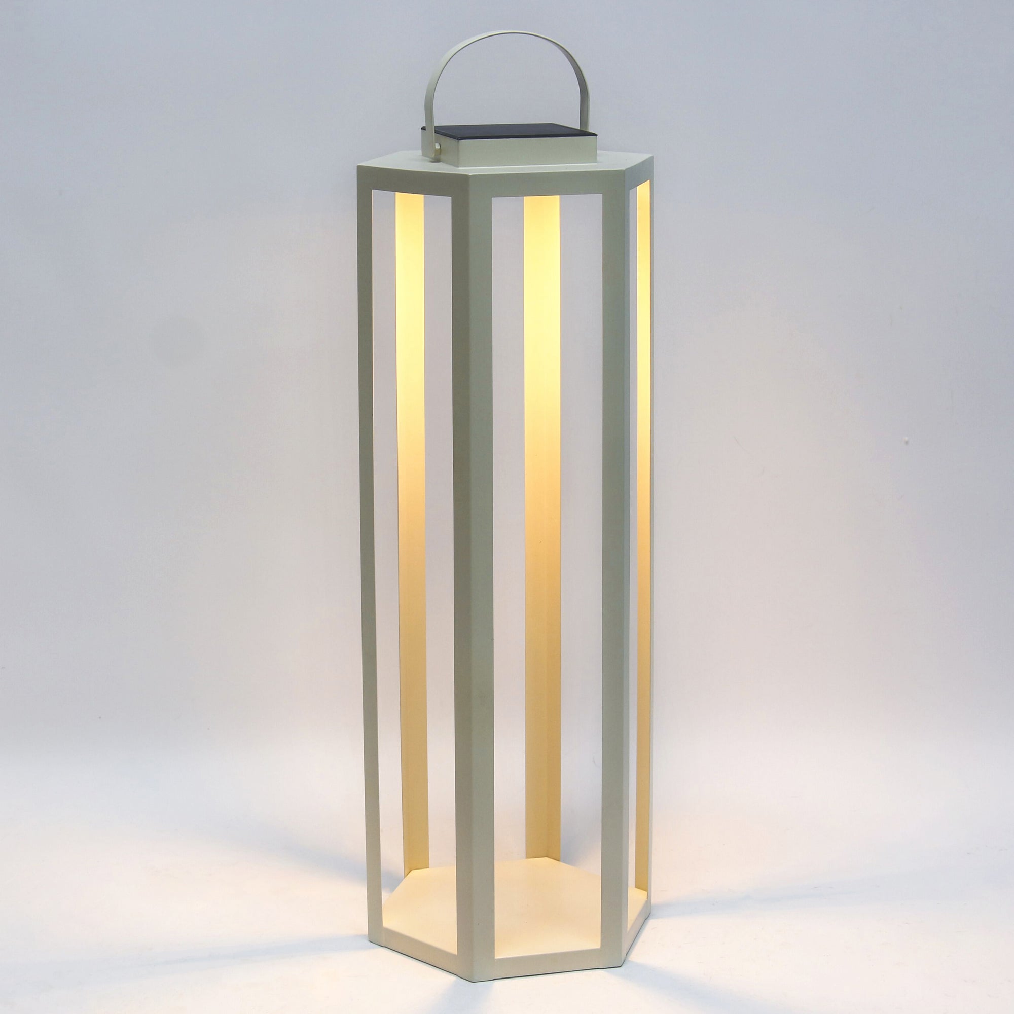 Joyce Solar Lantern 30"- Ivory