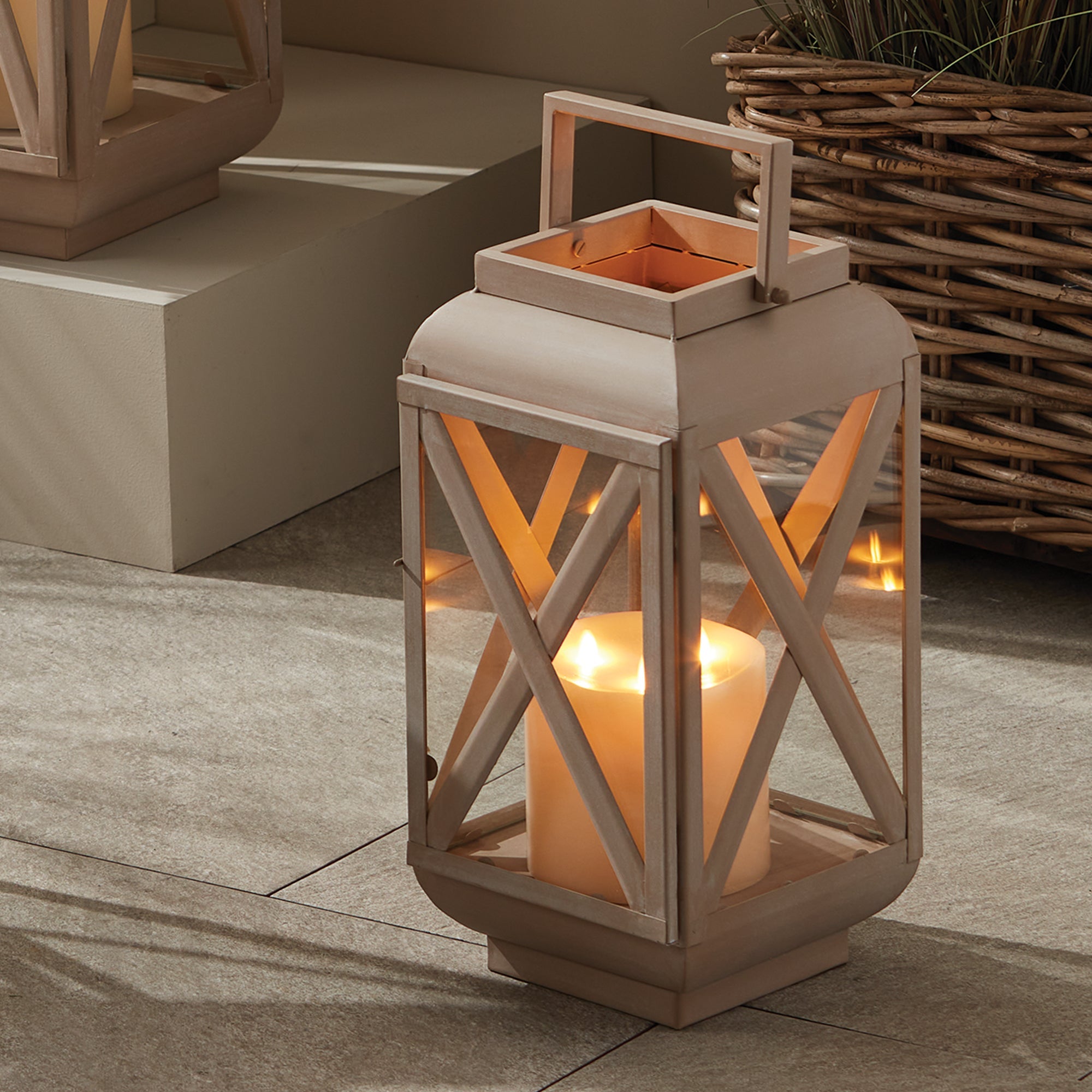 Pietra Outdoor Lantern, Small