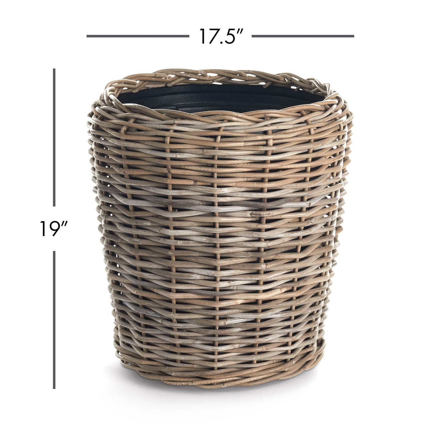 Woven Dry Basket Planter 17.75"
