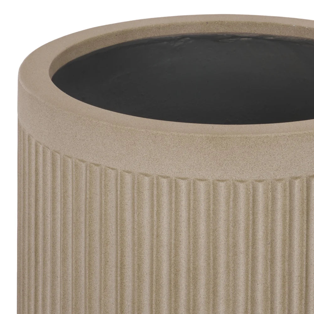 Bryce Large Planter Pot - Beige