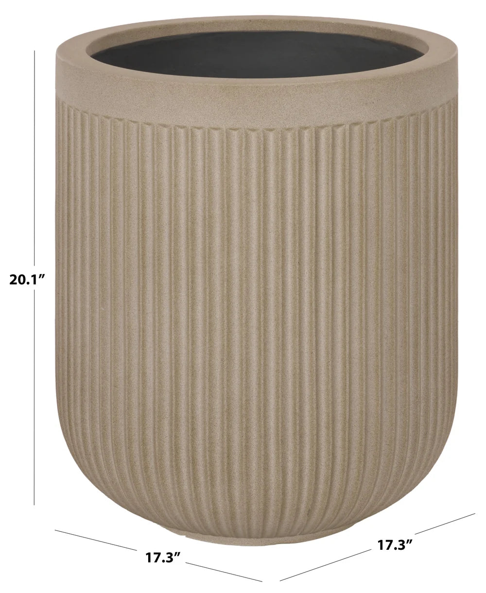Bryce Large Planter Pot - Beige