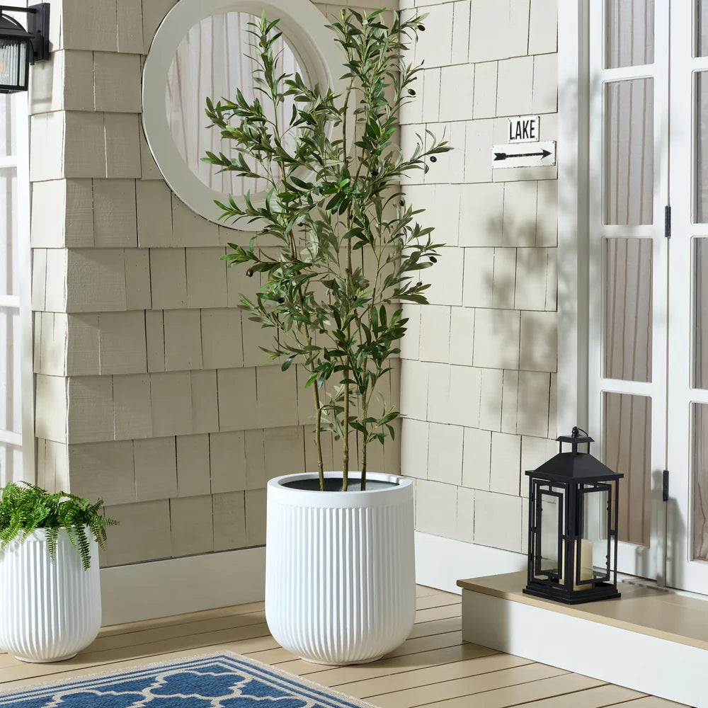 Bryce Large Planter Pot - White