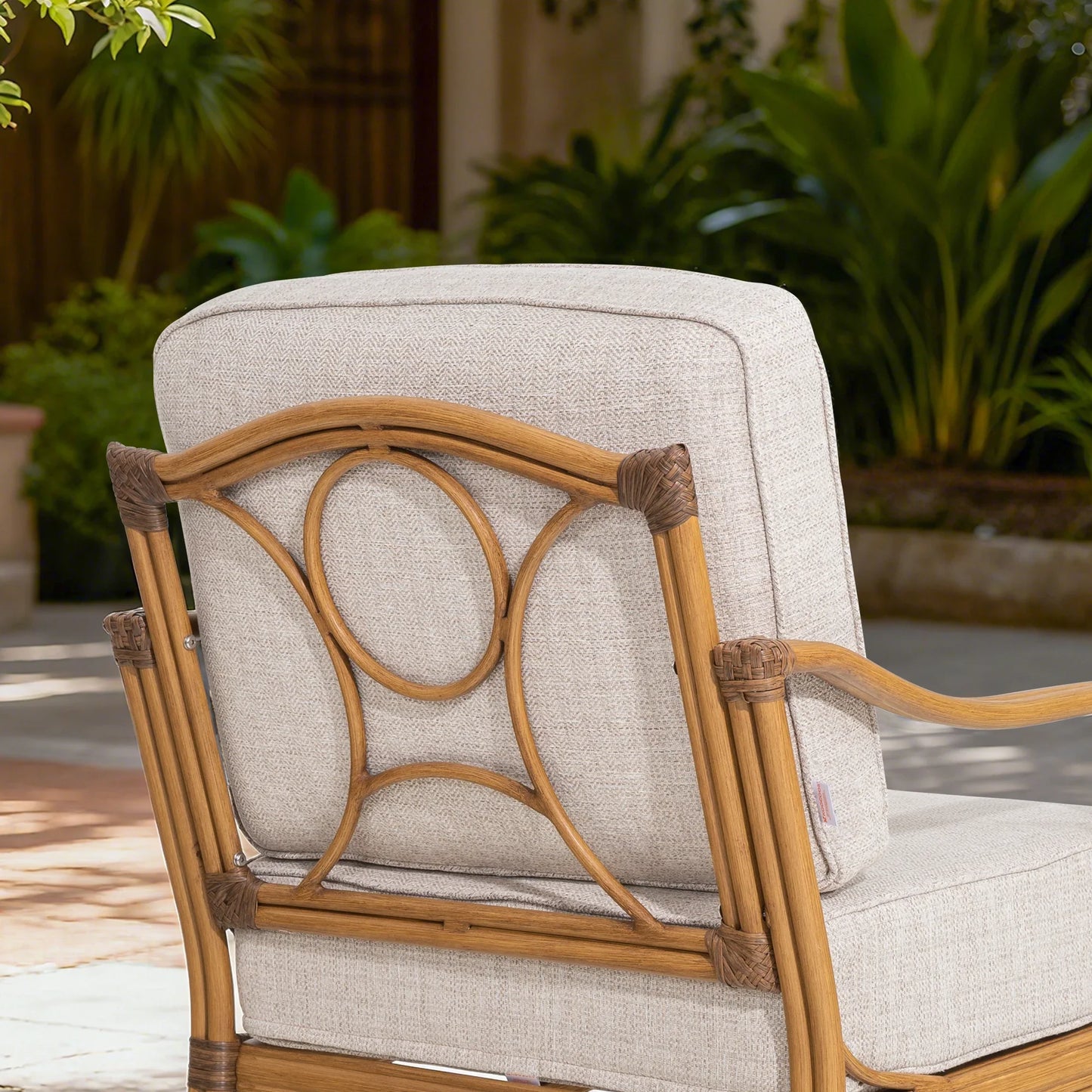 Arcadia 2 Piece Swivel Lounge Chair and End Table