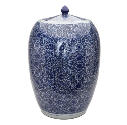 Blue and White Tea Jar
