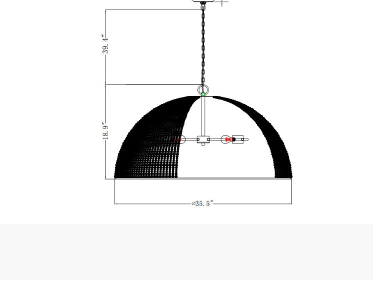 Coquina Vale Chandelier