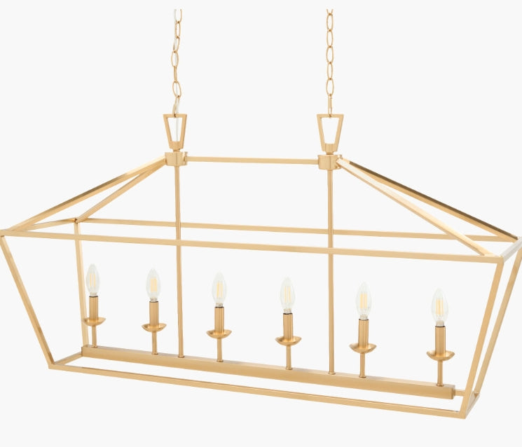 Vespera Chandelier - Brass