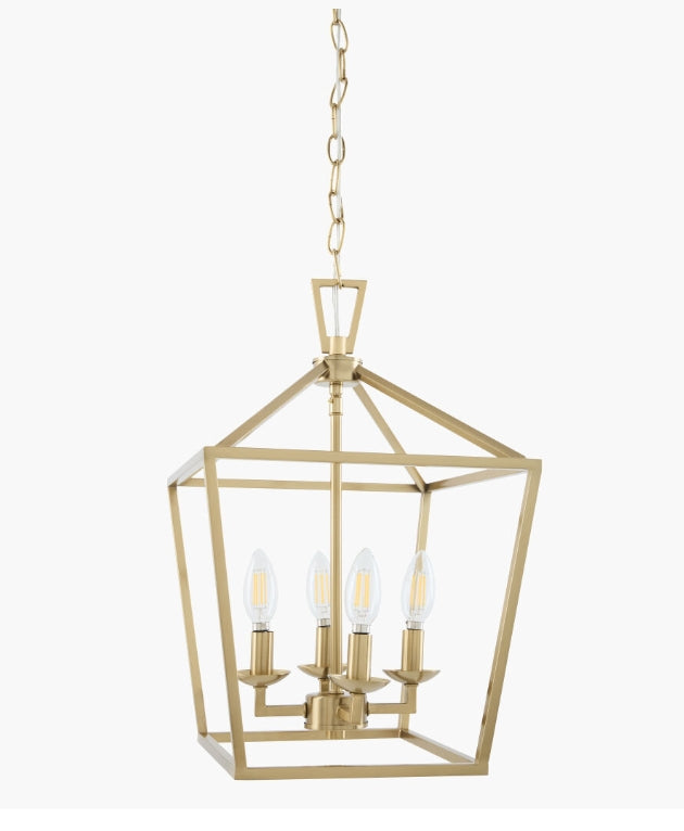 Vespera Chandelier - 4 light - Brass