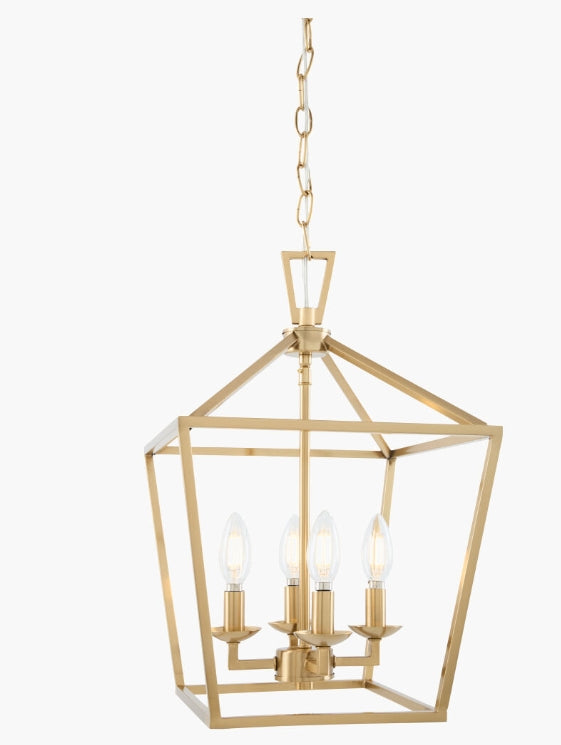 Vespera Chandelier - 4 light - Brass
