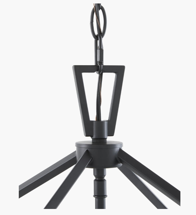 Vespera Chandelier - 4 light- Black