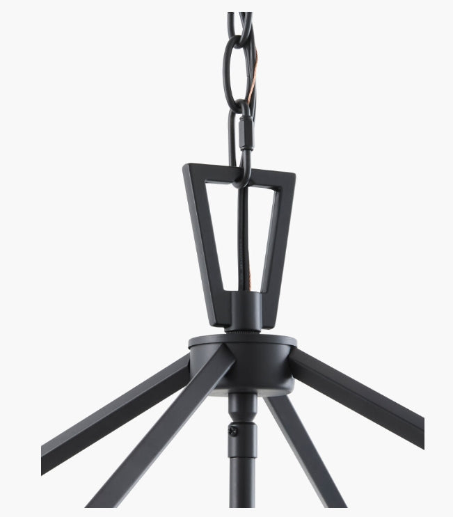Vespera Chandelier - 6 light - Black
