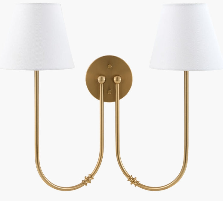 The Luan Wall Sconce - Brass