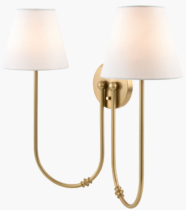 The Luan Wall Sconce - Brass
