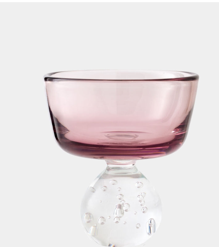 Bella Footed Bowl- Amethyst
