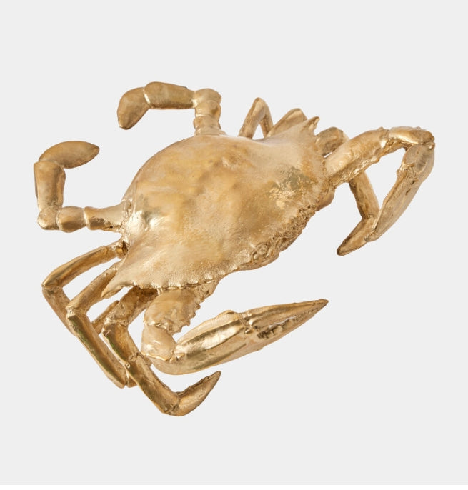 Crab Sculpture-Brass
