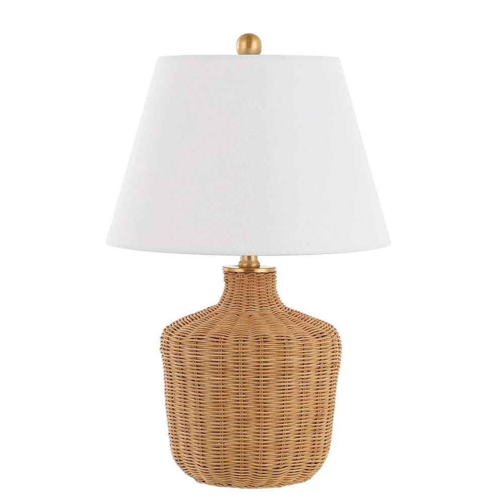 Safavieh Saolia, 22 Inch, Rattan Table Lamp