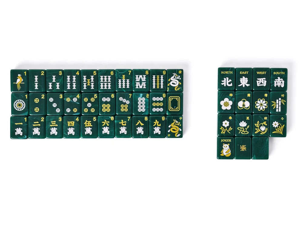 Tradewind Mahjong Tiles - Emerald Jade - Pre order 11/11 Estimated shipped date
